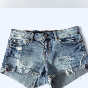 Aeropostale Light Blue Jean Shorts
